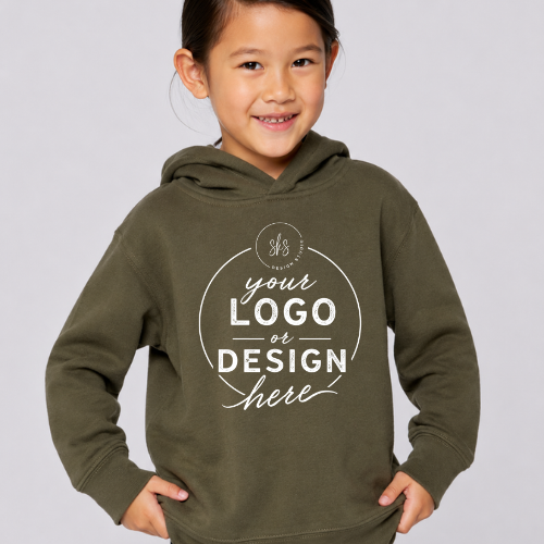 CUSTOM LOGO | Toddler Pullover Hoodie Sweatshirt [RABBIT SKINS]