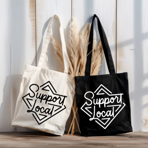 Support Local | Canvas Tote Bag