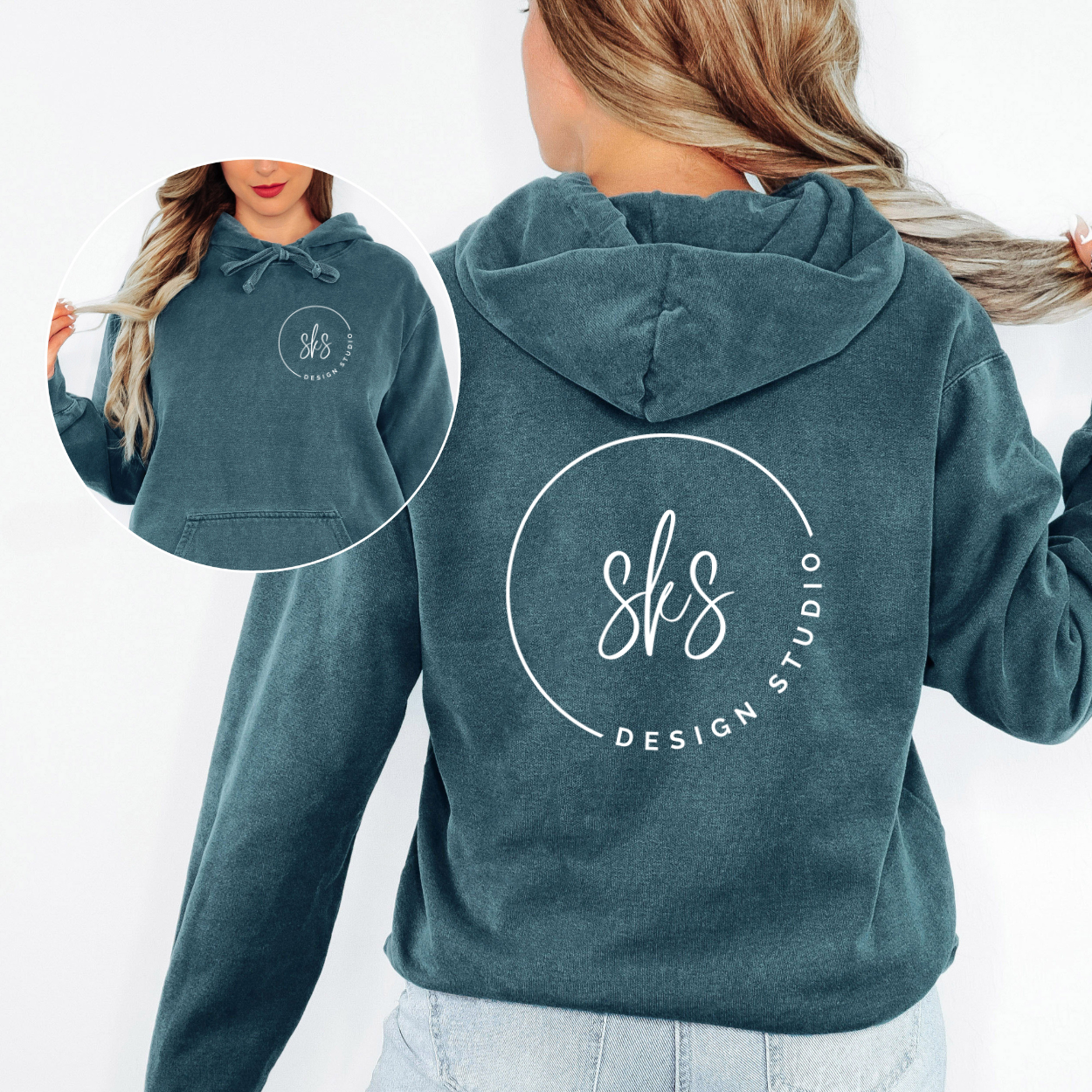 CUSTOM LOGO | Unisex Hoodie Sweatshirt [COMFORT COLORS]