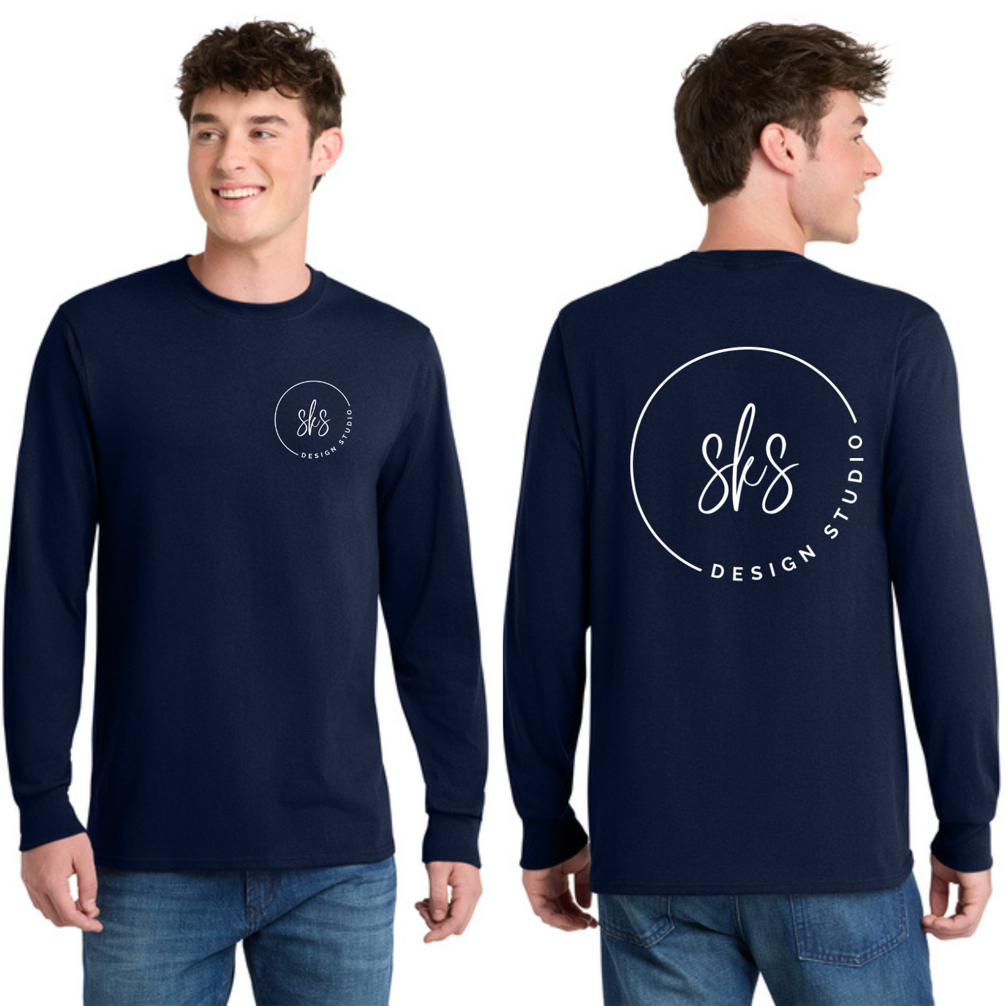 CUSTOM LOGO | Tall Long Sleeve Shirt [Port & Co]