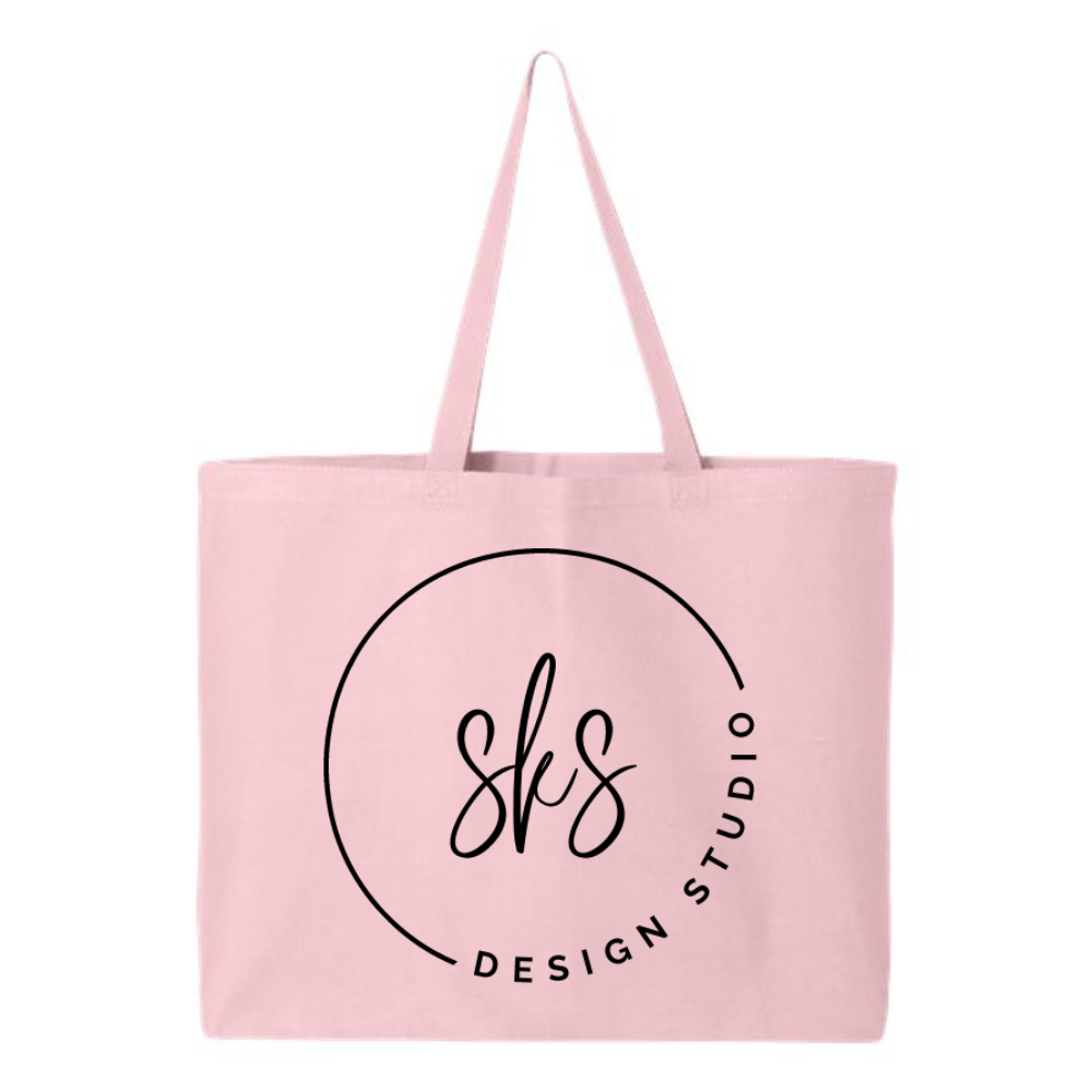CUSTOM LOGO | Jumbo Canvas Tote Bag