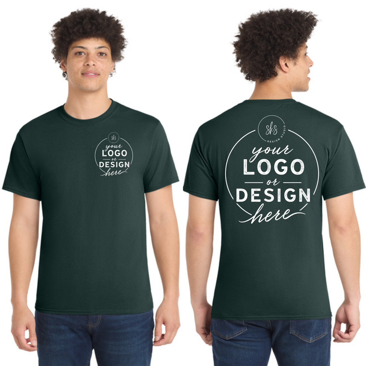 CUSTOM LOGO | Tall T-Shirt [Port & Co]