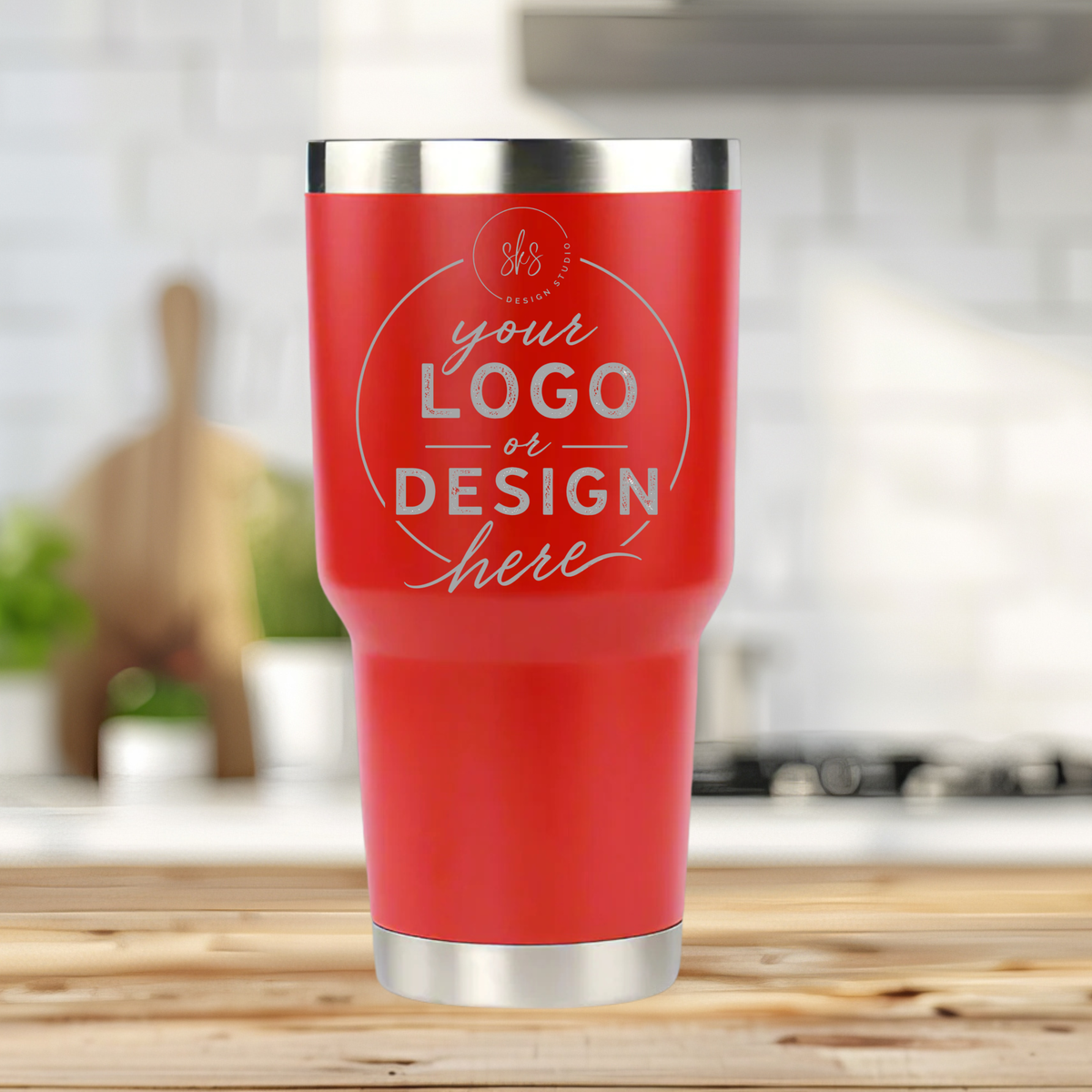 CUSTOM LOGO | ENGRAVED | 30oz Stainless Steel Tumbler