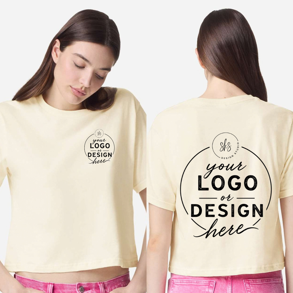 CUSTOM LOGO | Women's Boxy T-Shirt [American Apparel]