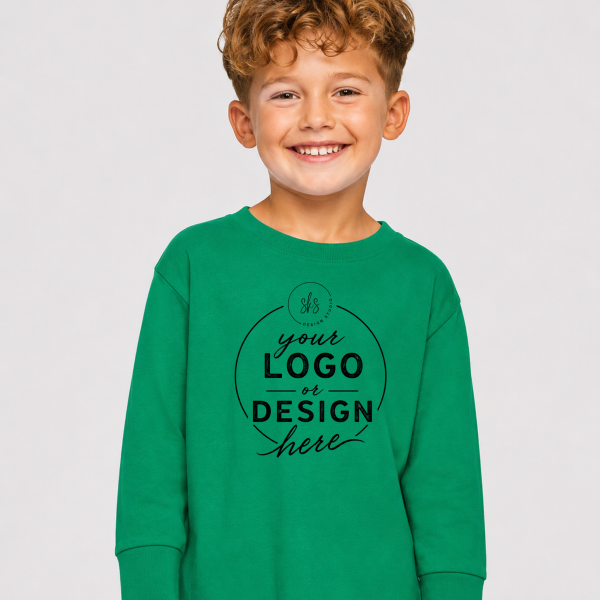 CUSTOM LOGO | Toddler Long Sleeve Shirt [RABBIT SKINS]