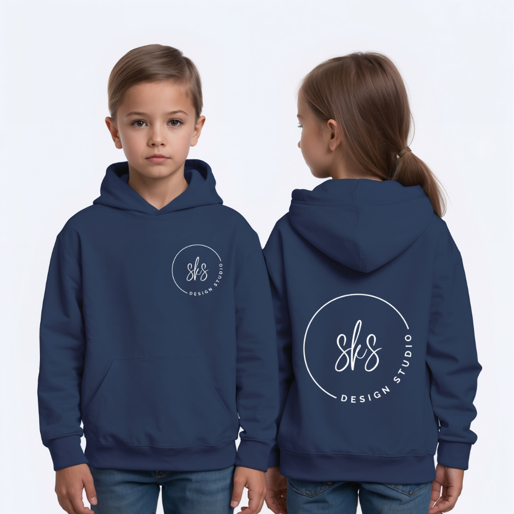 CUSTOM LOGO | Youth Unisex Hoodie Sweatshirt [GILDAN]