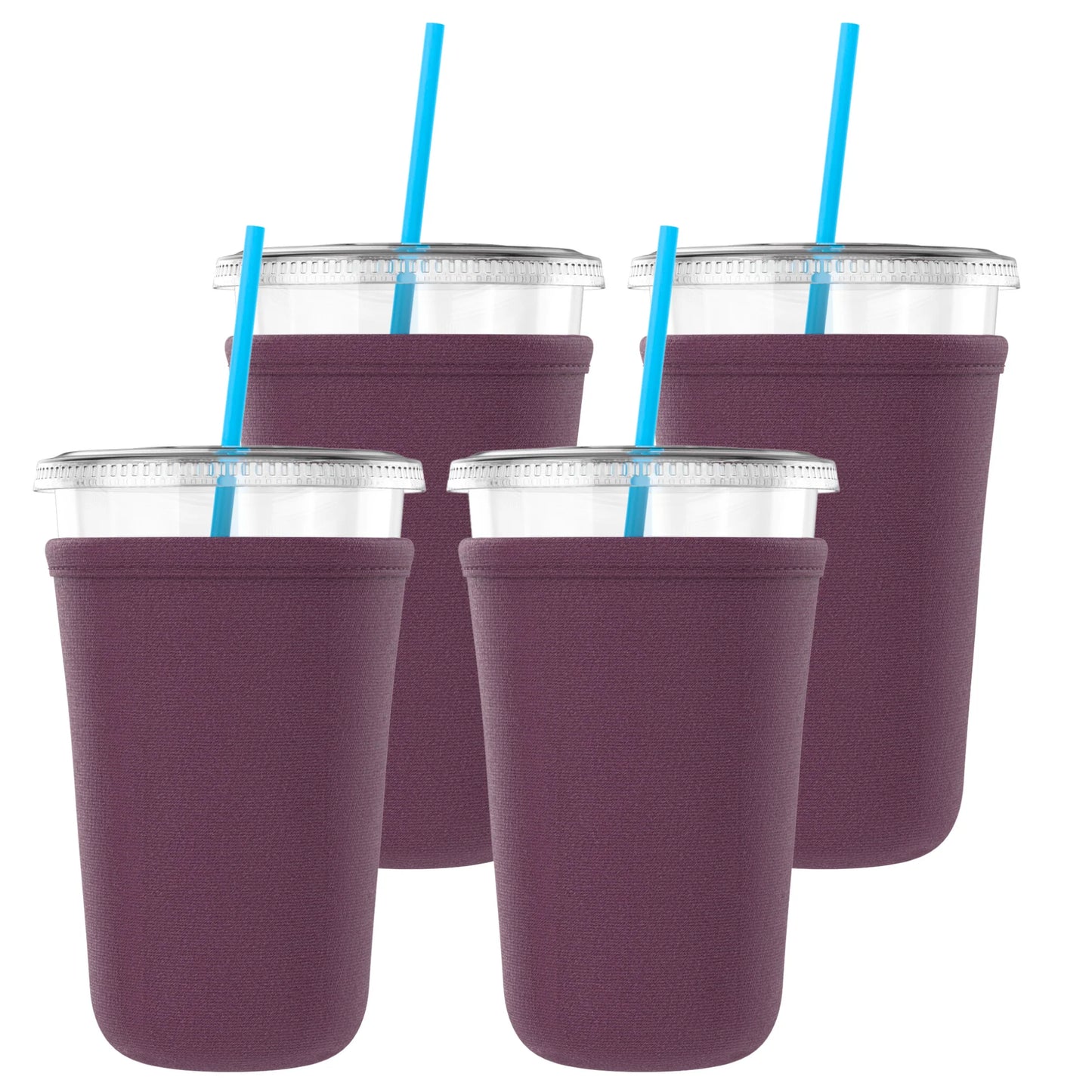 22oz-24oz Iced Coffee Neoprene Koozie Sleeves