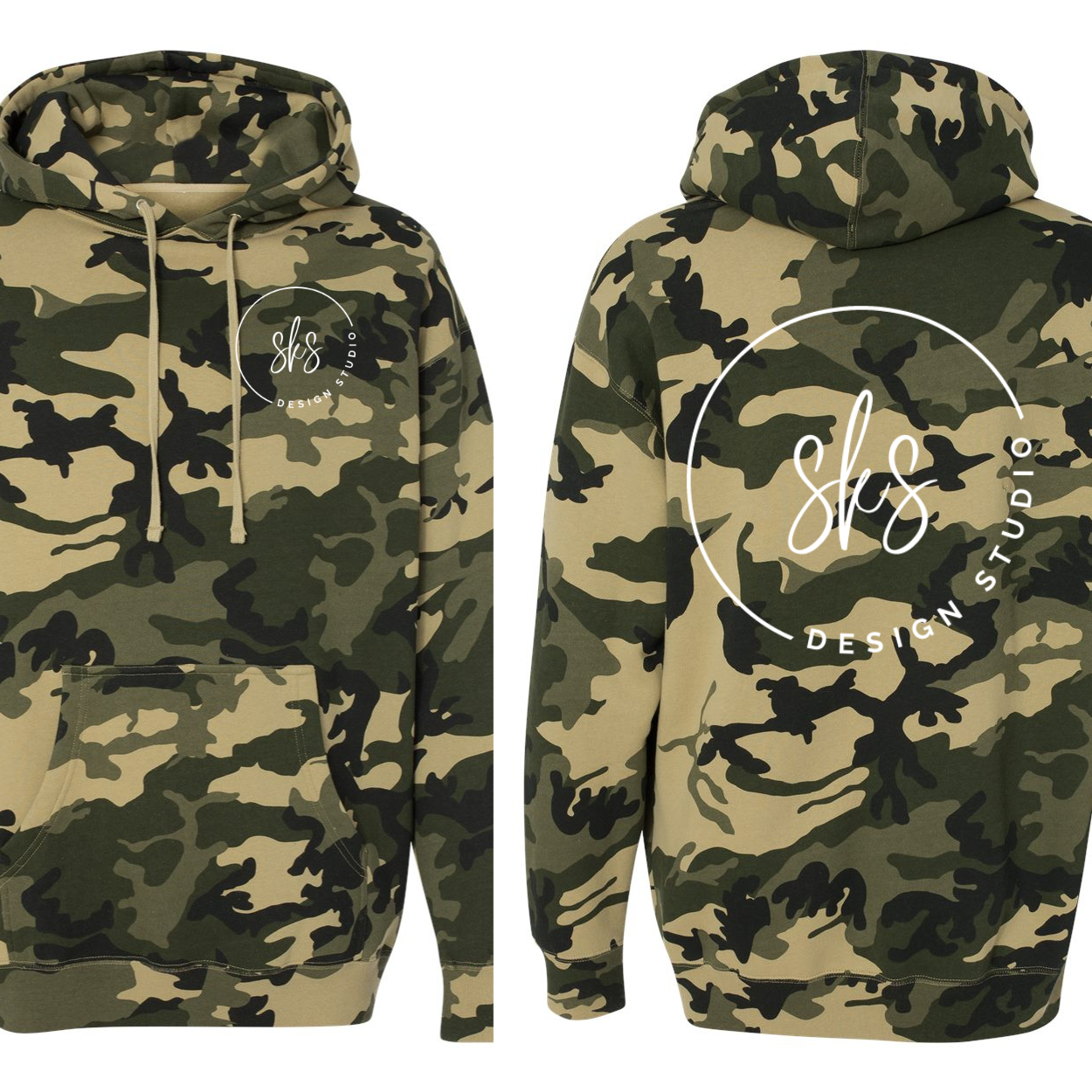 CUSTOM LOGO | Unisex Camo Hoodie [INDEPENDENT TRADING CO.]