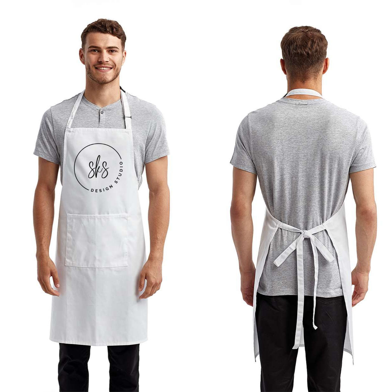 CUSTOM LOGO | Apron with Pocket