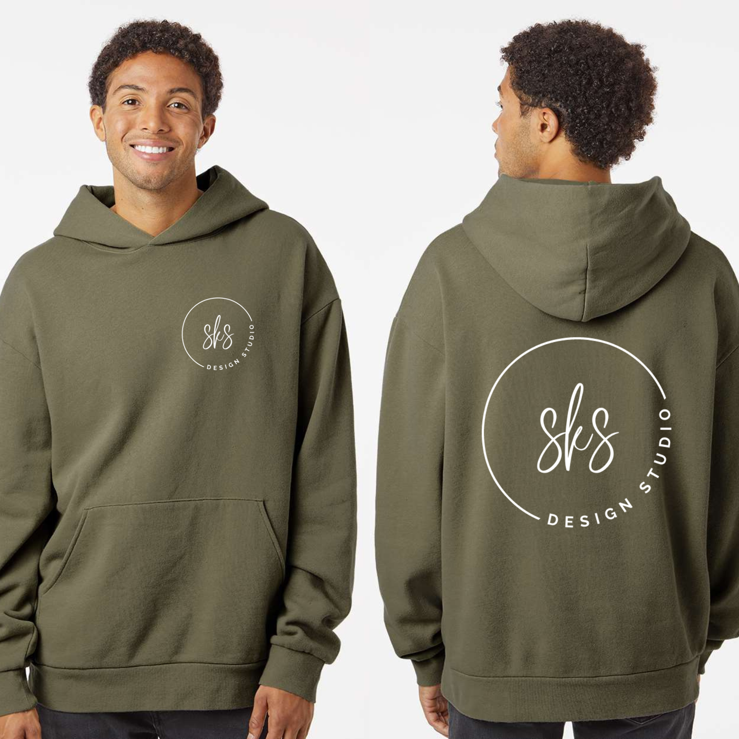 CUSTOM LOGO | Unisex Oversized Hoodie [INDEPENDENT TRADING CO]