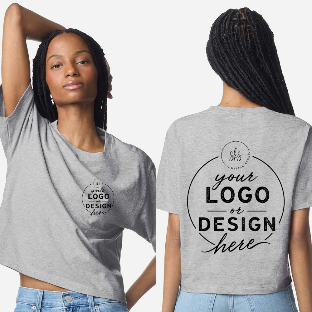 CUSTOM LOGO | Women's Boxy T-Shirt [American Apparel]