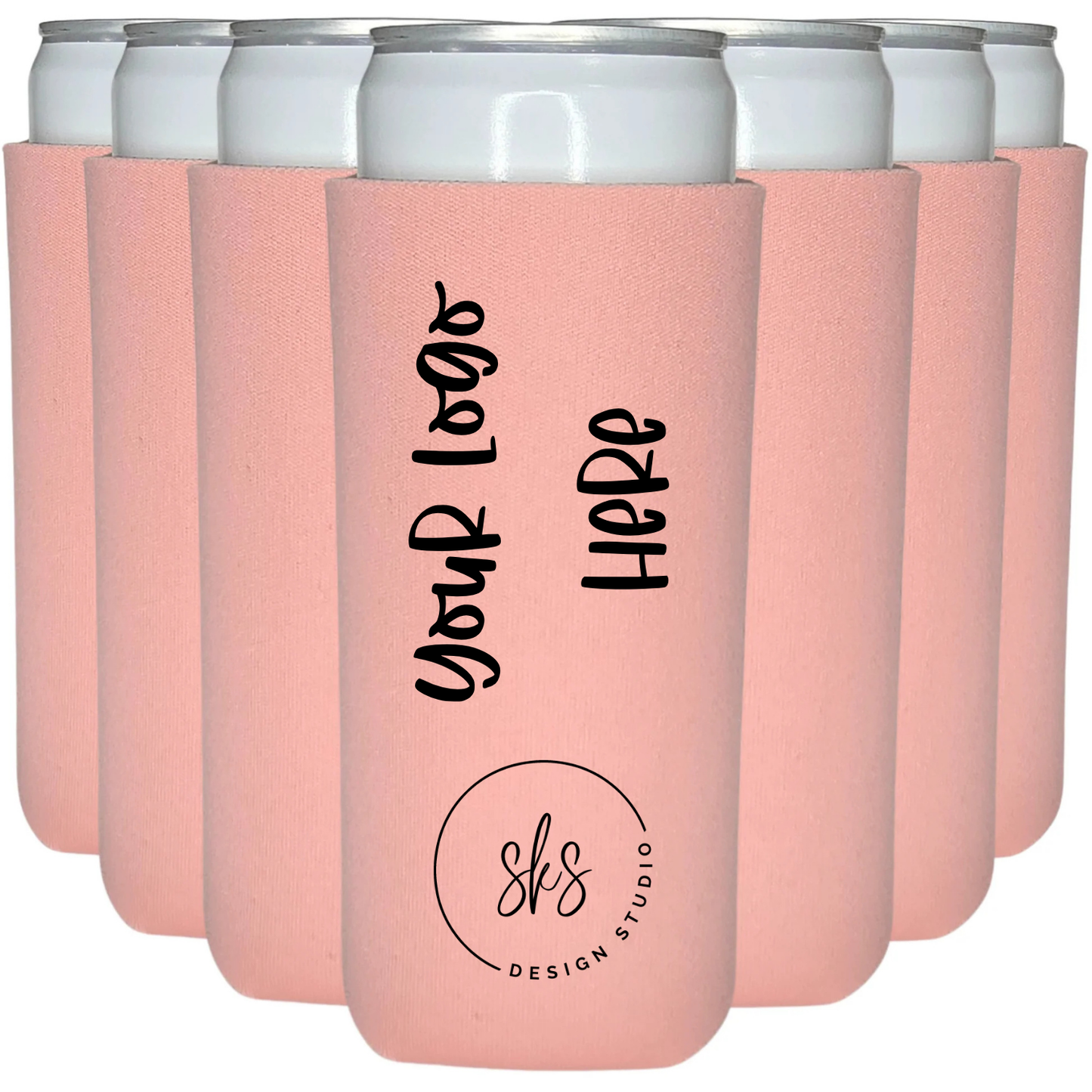 CUSTOM LOGO | Slim Can Coozie