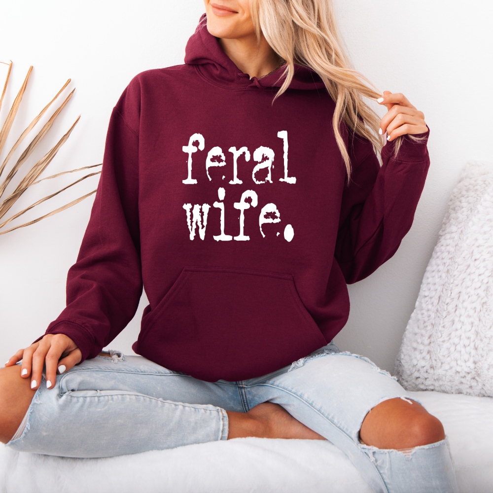Feral Wife | Unisex Hoodie Sweatshirt