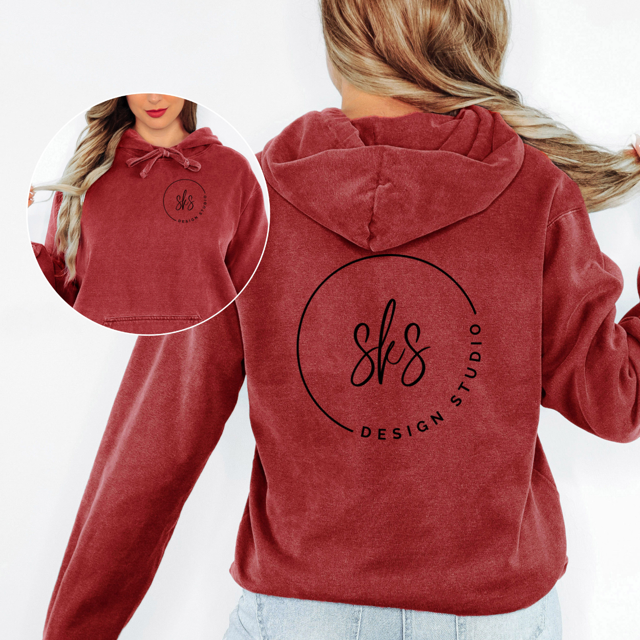 CUSTOM LOGO | Unisex Hoodie Sweatshirt [COMFORT COLORS]