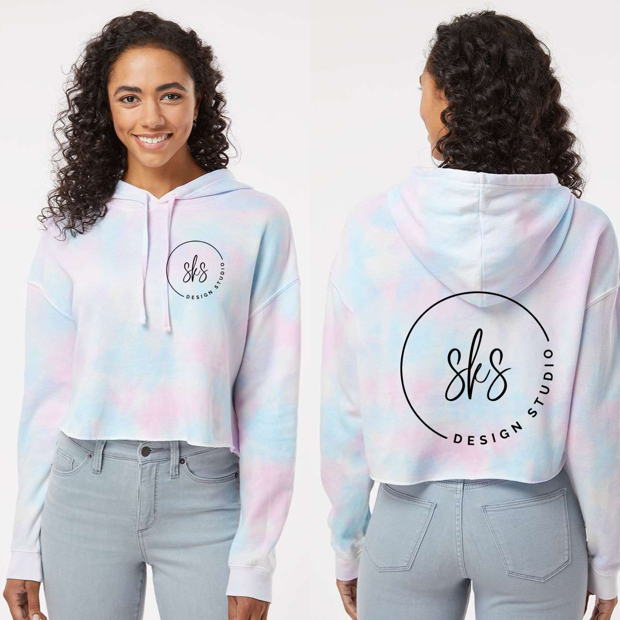 CUSTOM LOGO | Women’s Lightweight Crop Hoodie [INDEPENDENT TRADING CO]