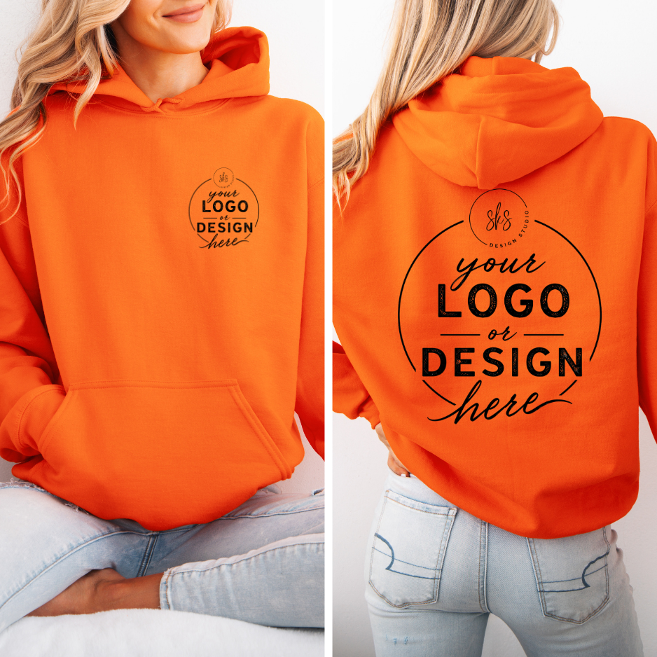CUSTOM LOGO | Unisex Hoodie Sweatshirt [GILDAN]