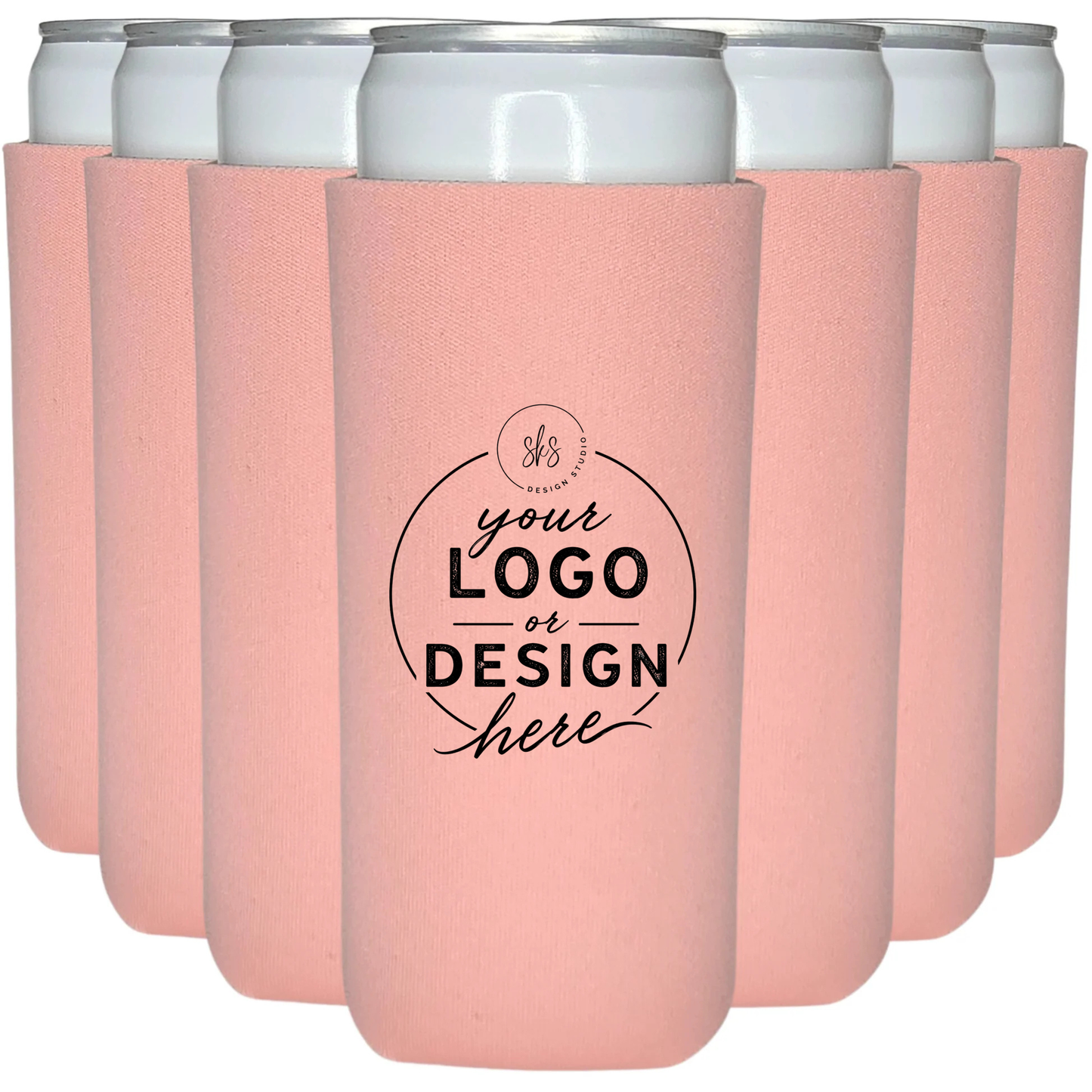 CUSTOM LOGO | Slim Can Coozie