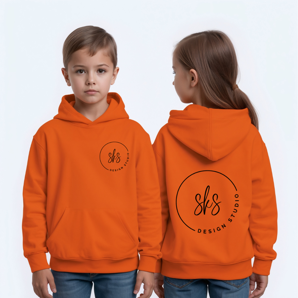 CUSTOM LOGO | Youth Unisex Hoodie Sweatshirt [GILDAN]