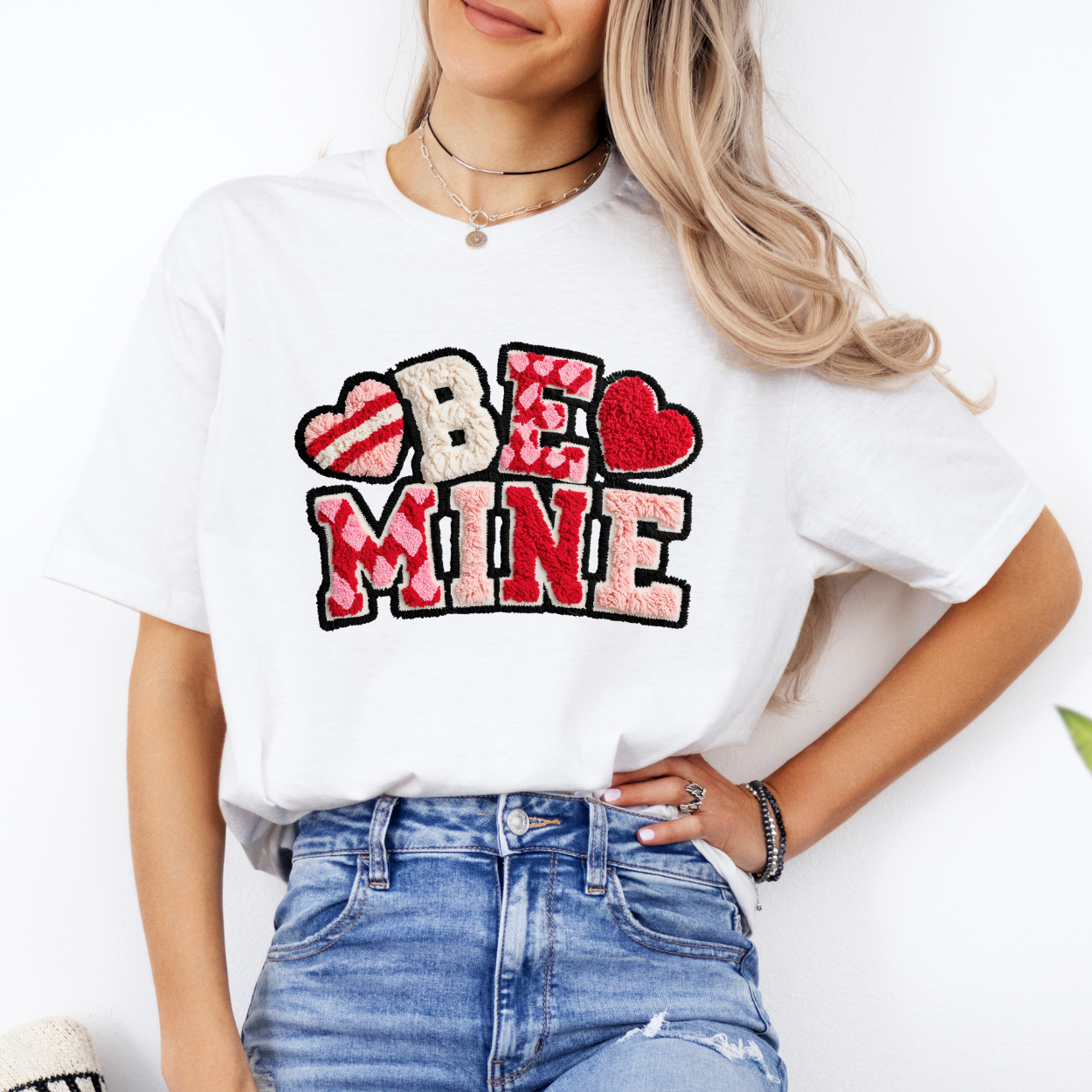 Be Mine Faux Patch | Unisex T-Shirt [GILDAN]