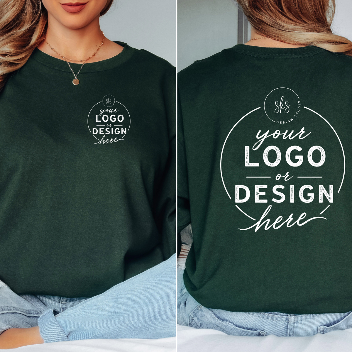 CUSTOM LOGO | Unisex Long Sleeve Shirt [GILDAN]
