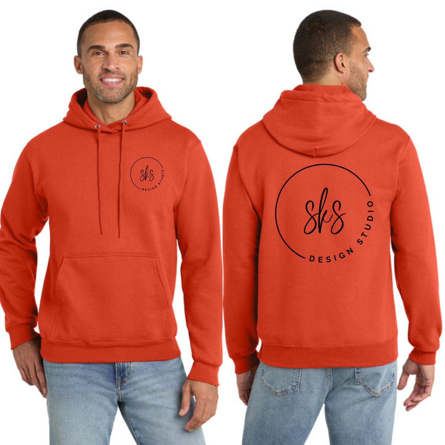 CUSTOM LOGO | Tall Hoodie [Port & Co]