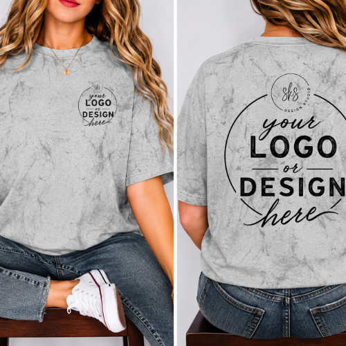 CUSTOM LOGO | Unisex Color Blast T-Shirt [COMFORT COLORS]