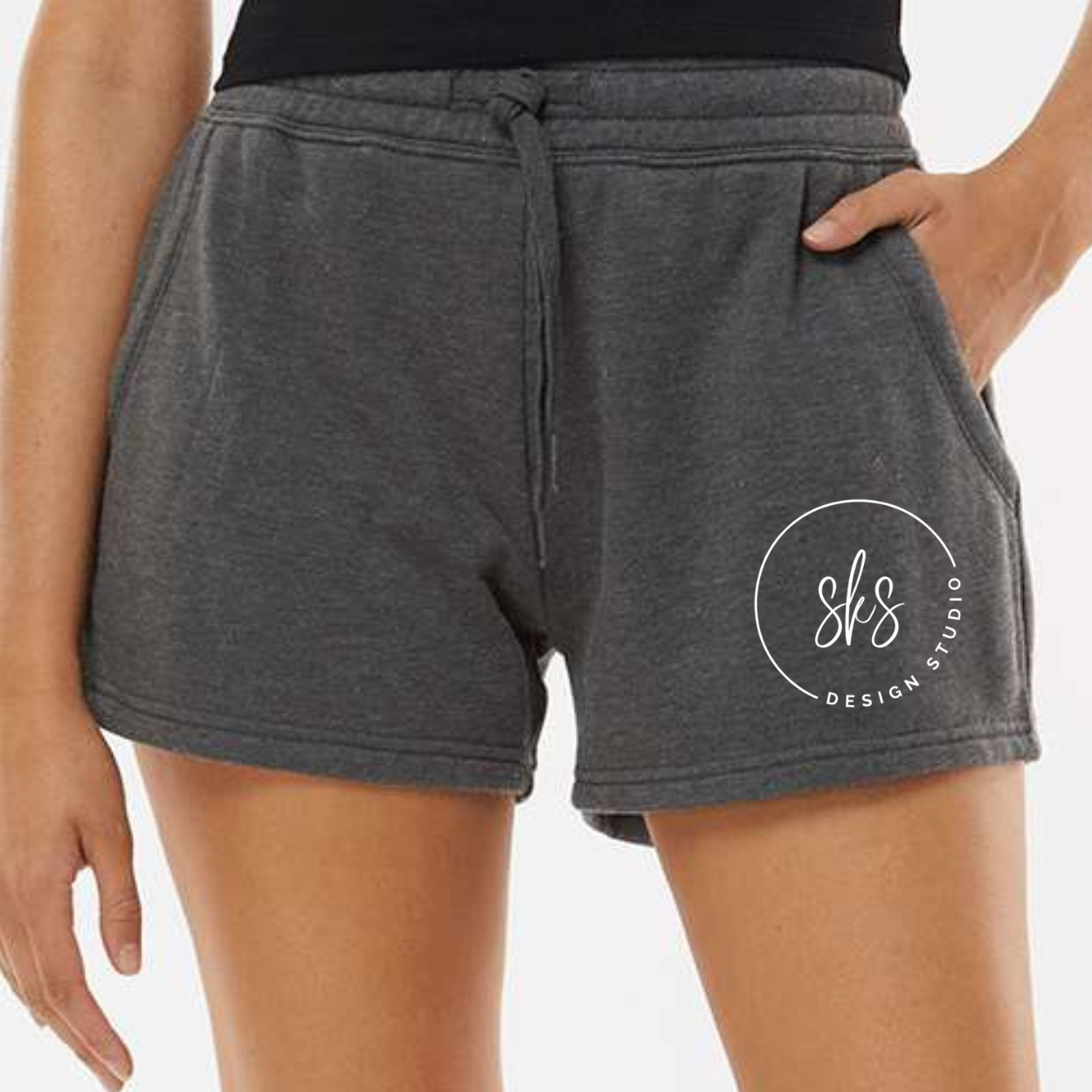 CUSTOM LOGO | Women's Lightweight Fleece Short [INDEPENDENT TRADING CO]