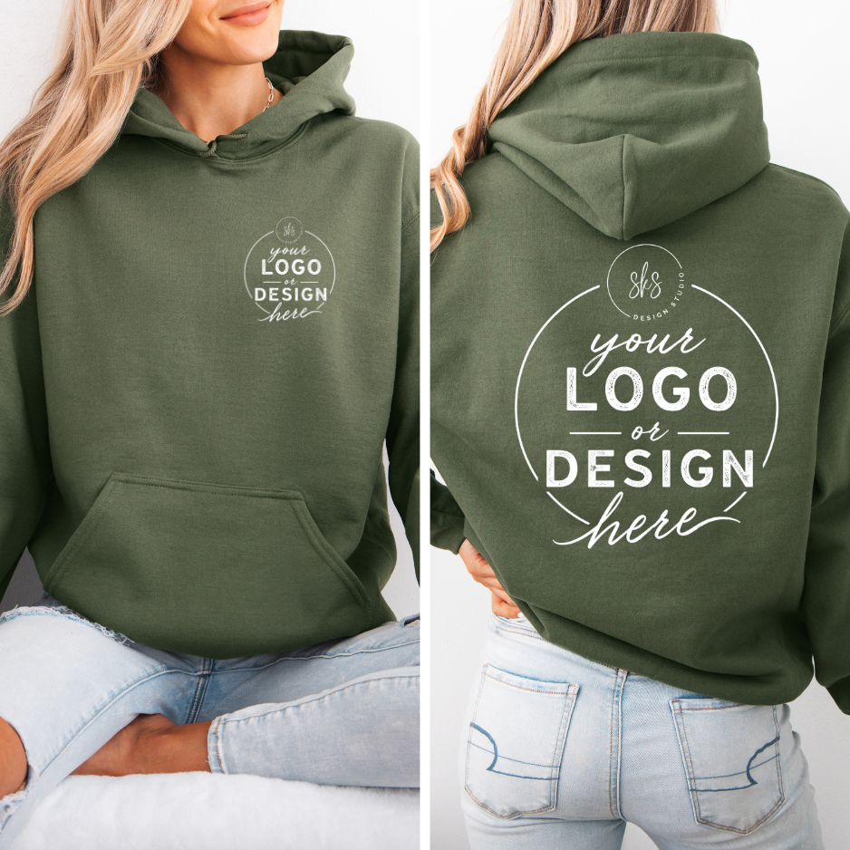 CUSTOM LOGO | Unisex Hoodie Sweatshirt [GILDAN]
