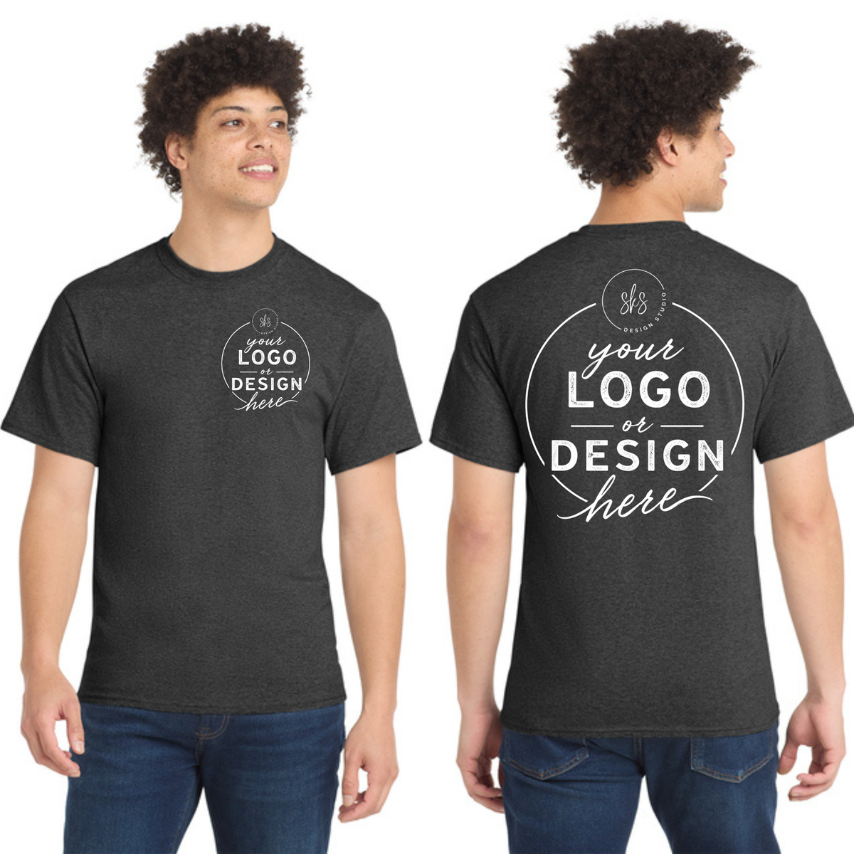 CUSTOM LOGO | Tall T-Shirt [Port & Co]