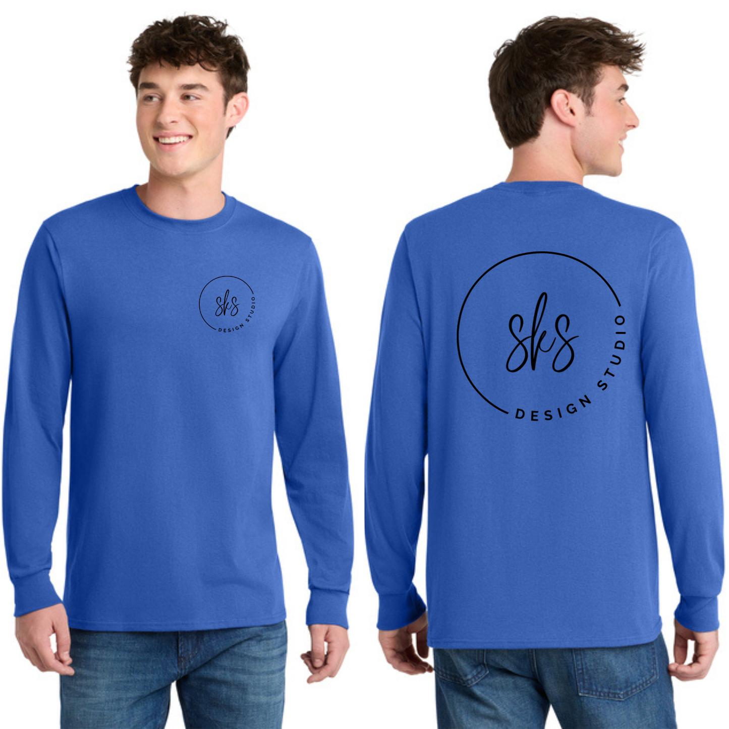 CUSTOM LOGO | Tall Long Sleeve Shirt [Port & Co]