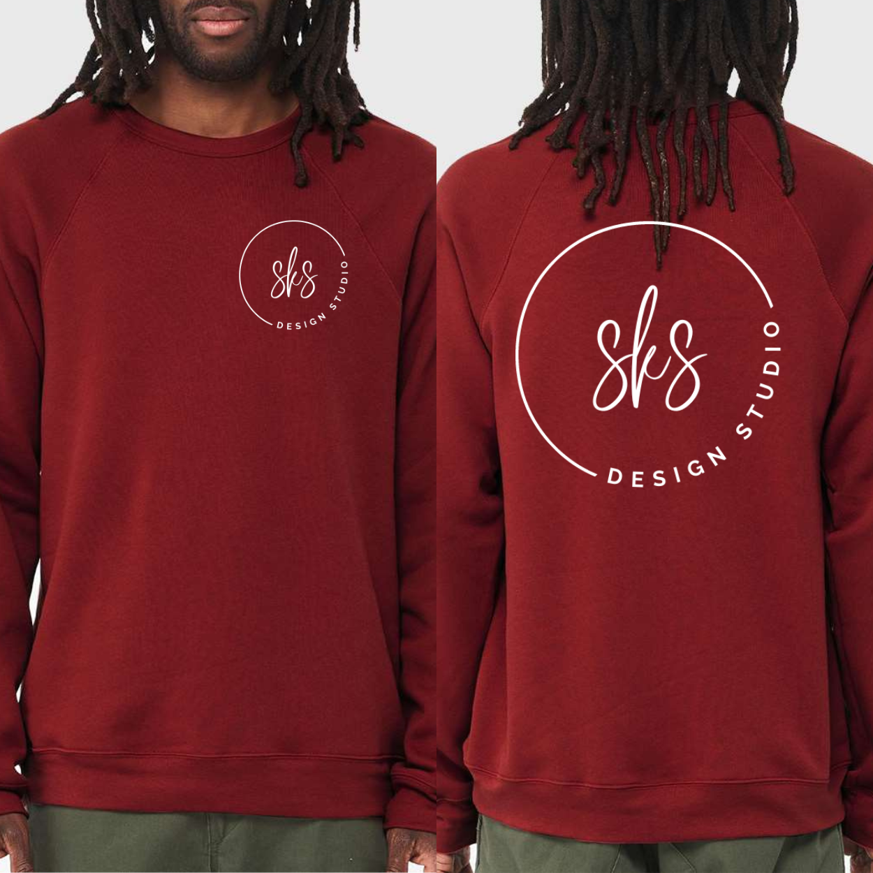 CUSTOM LOGO | Unisex Crewneck Sweatshirt [BELLA CANVAS]