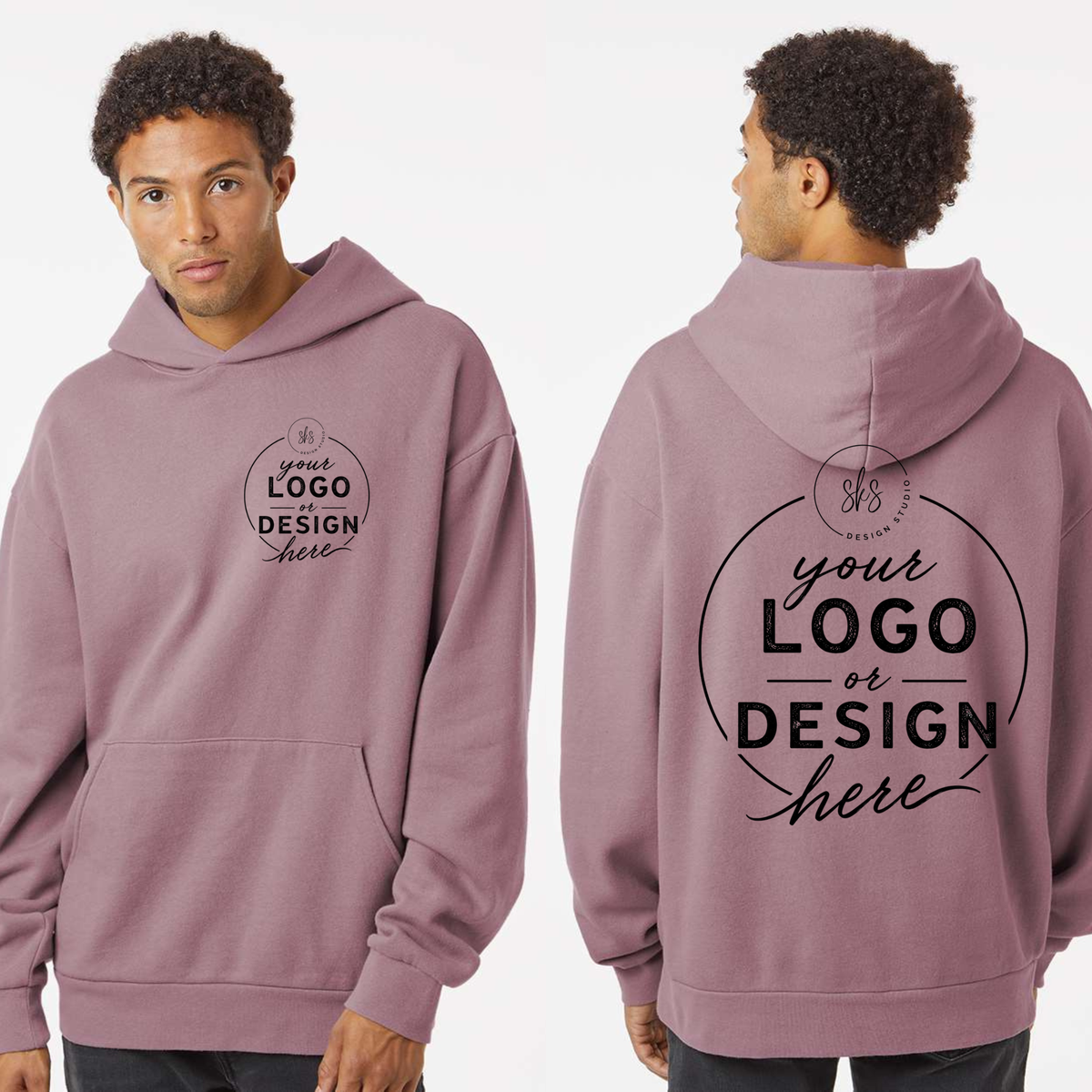 CUSTOM LOGO | Unisex Oversized Hoodie [INDEPENDENT TRADING CO]