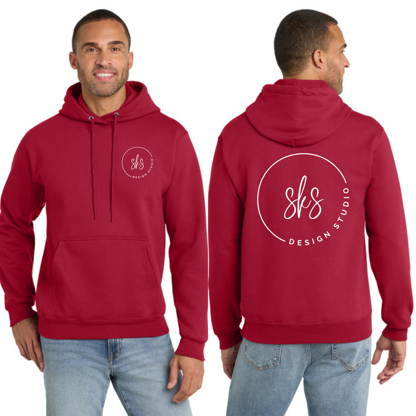 CUSTOM LOGO | Tall Hoodie [Port & Co]