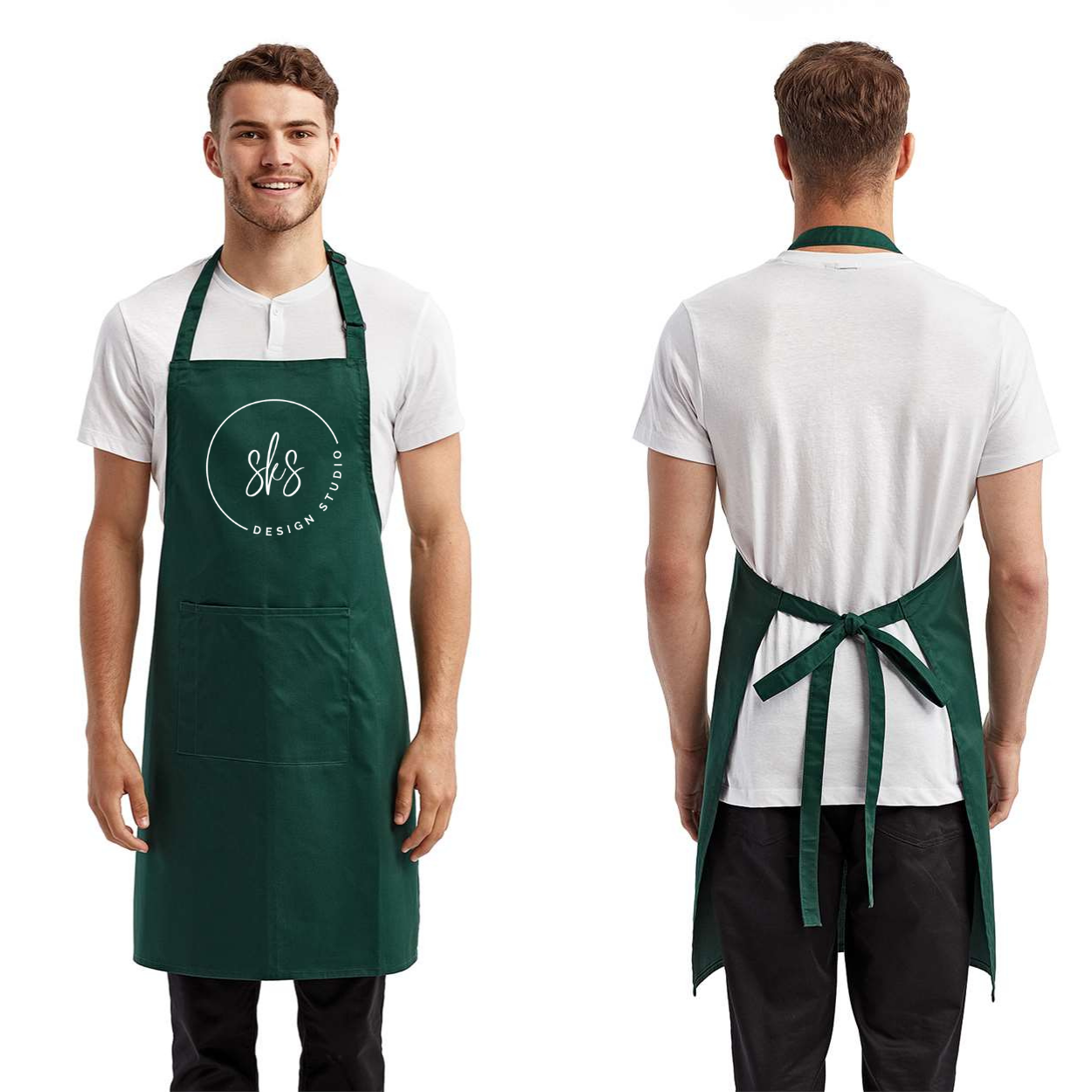 CUSTOM LOGO | Apron with Pocket