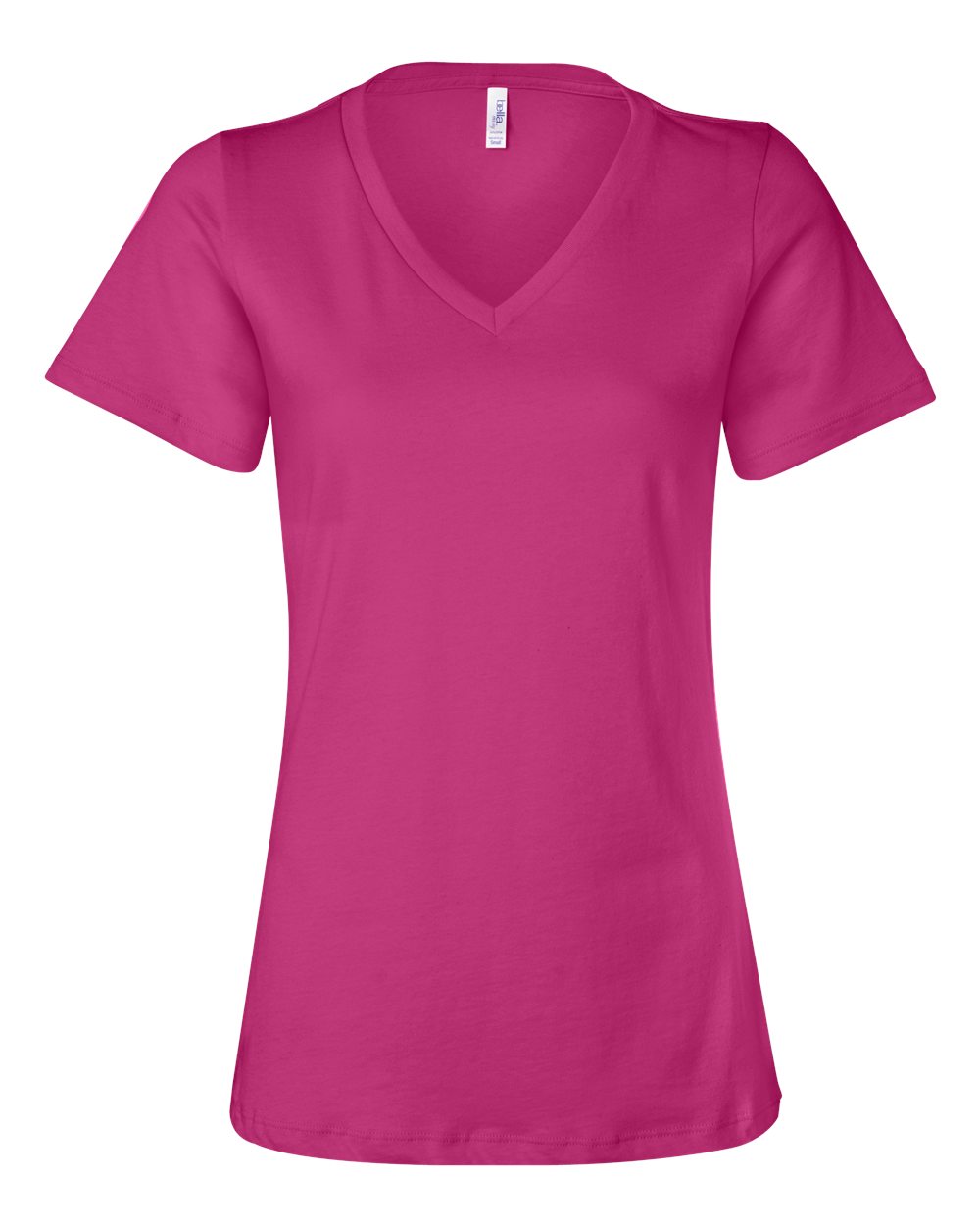 CUSTOM LOGO | Women's V-Neck T-Shirt [BELLA CANVAS]