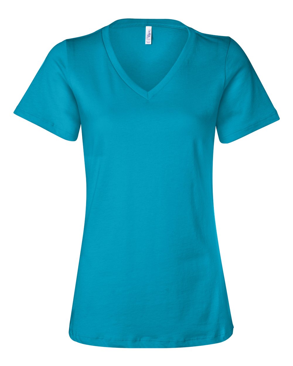 CUSTOM LOGO | Women's V-Neck T-Shirt [BELLA CANVAS]