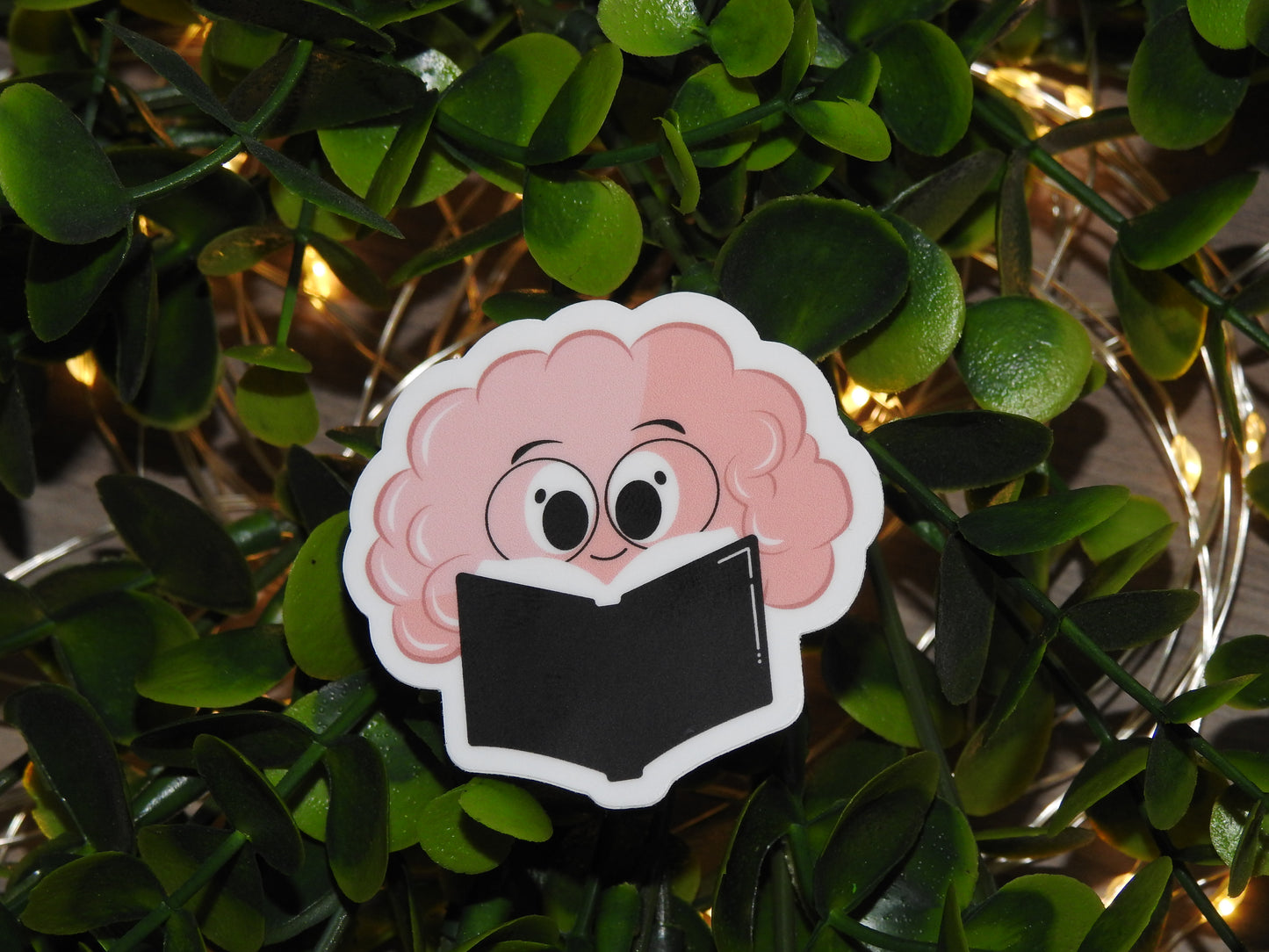 Book Brain Sticker