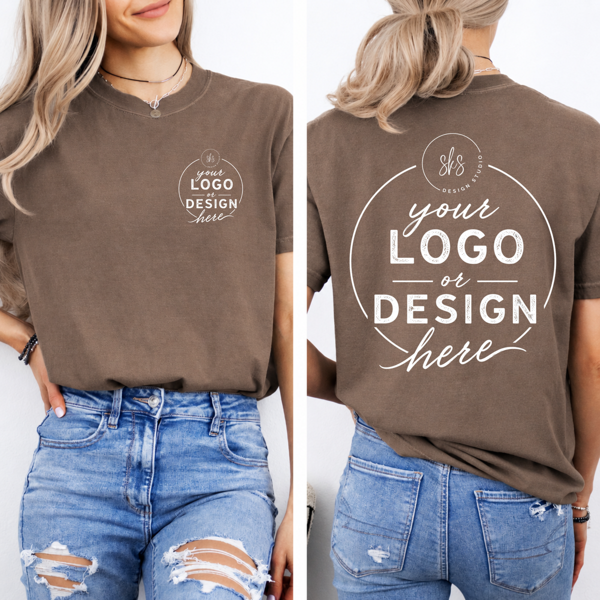 CUSTOM LOGO | Unisex T-Shirt [COMFORT COLORS]