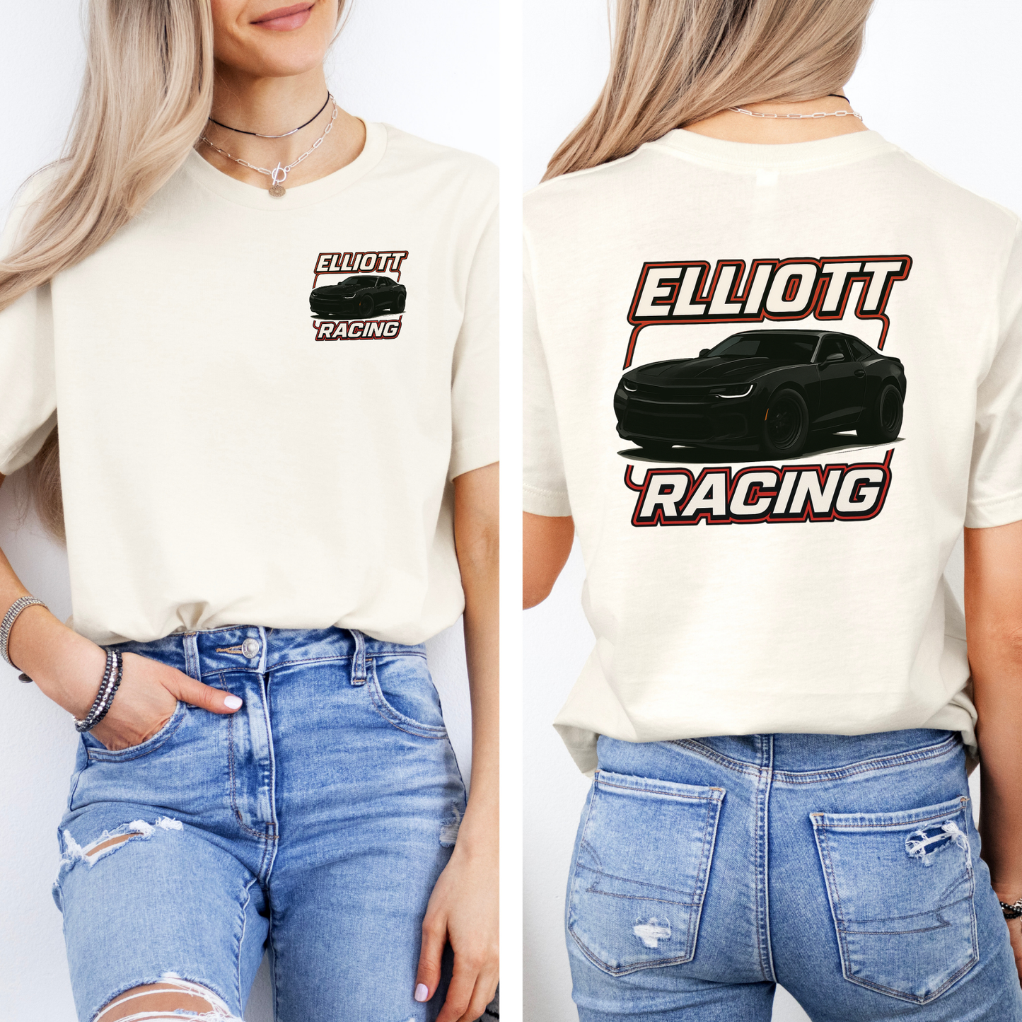 Elliott Jr. Racing | Custom Unisex Logo Tee