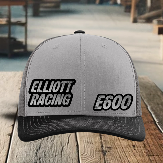Elliott Racing E600 | Richardson 112 Hat with Laser Engraved Leather Patches