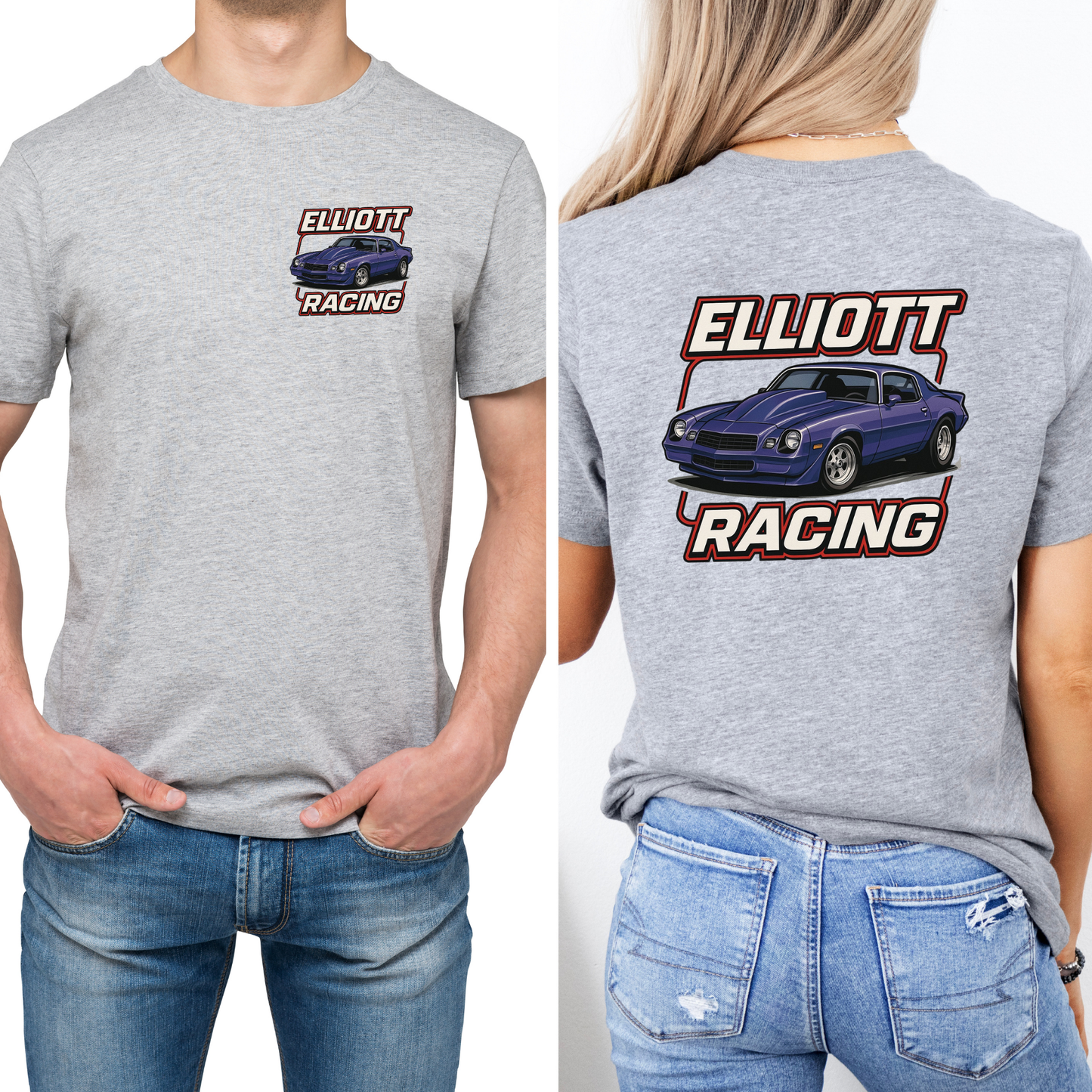 Elliott Sr. Racing | Custom Unisex Logo Tee