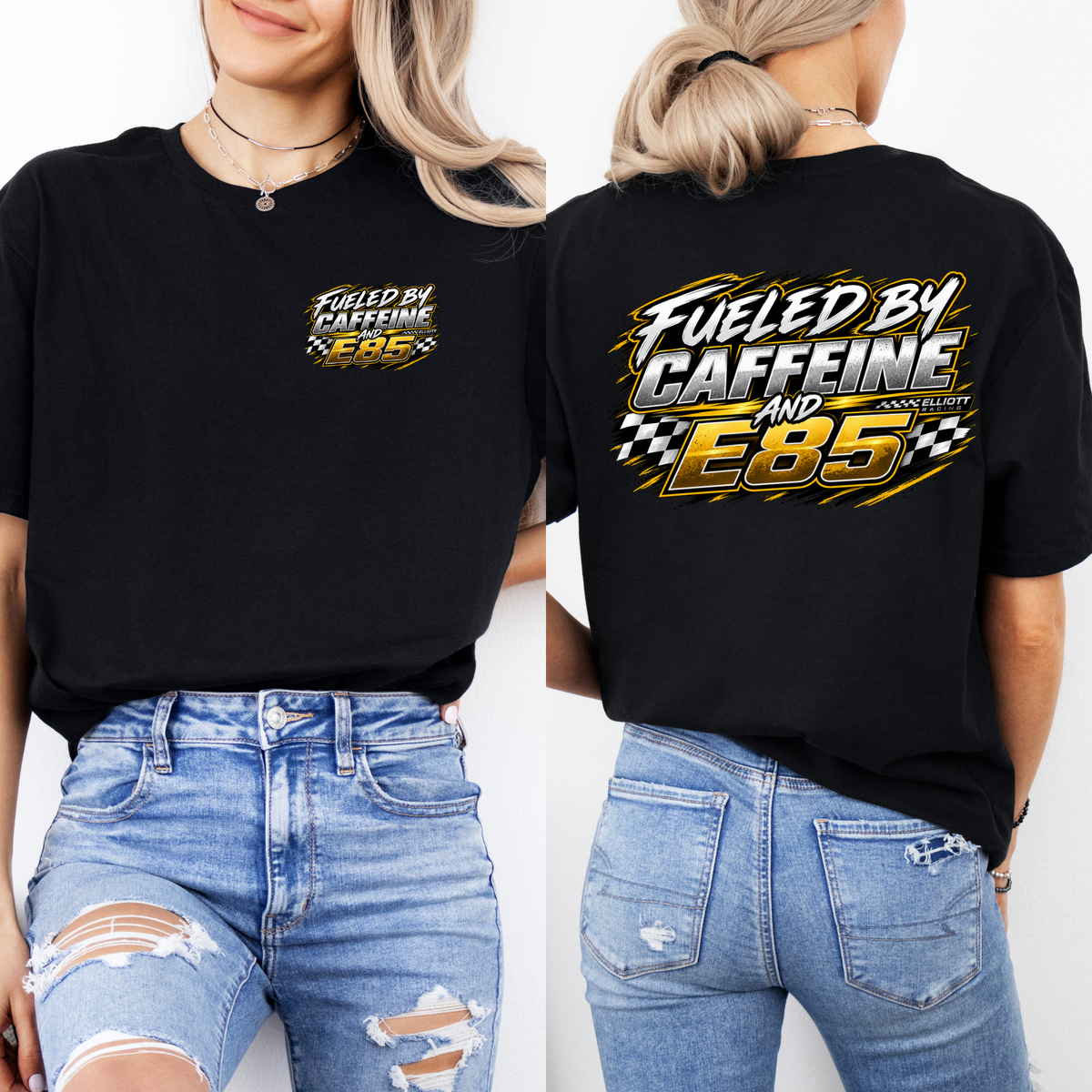 Fueled by Caffeine and E85 | Unisex T-Shirt [GILDAN]