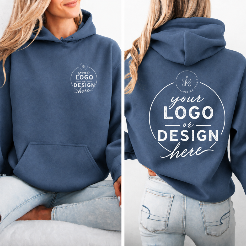 CUSTOM LOGO | Unisex Hoodie Sweatshirt [GILDAN]