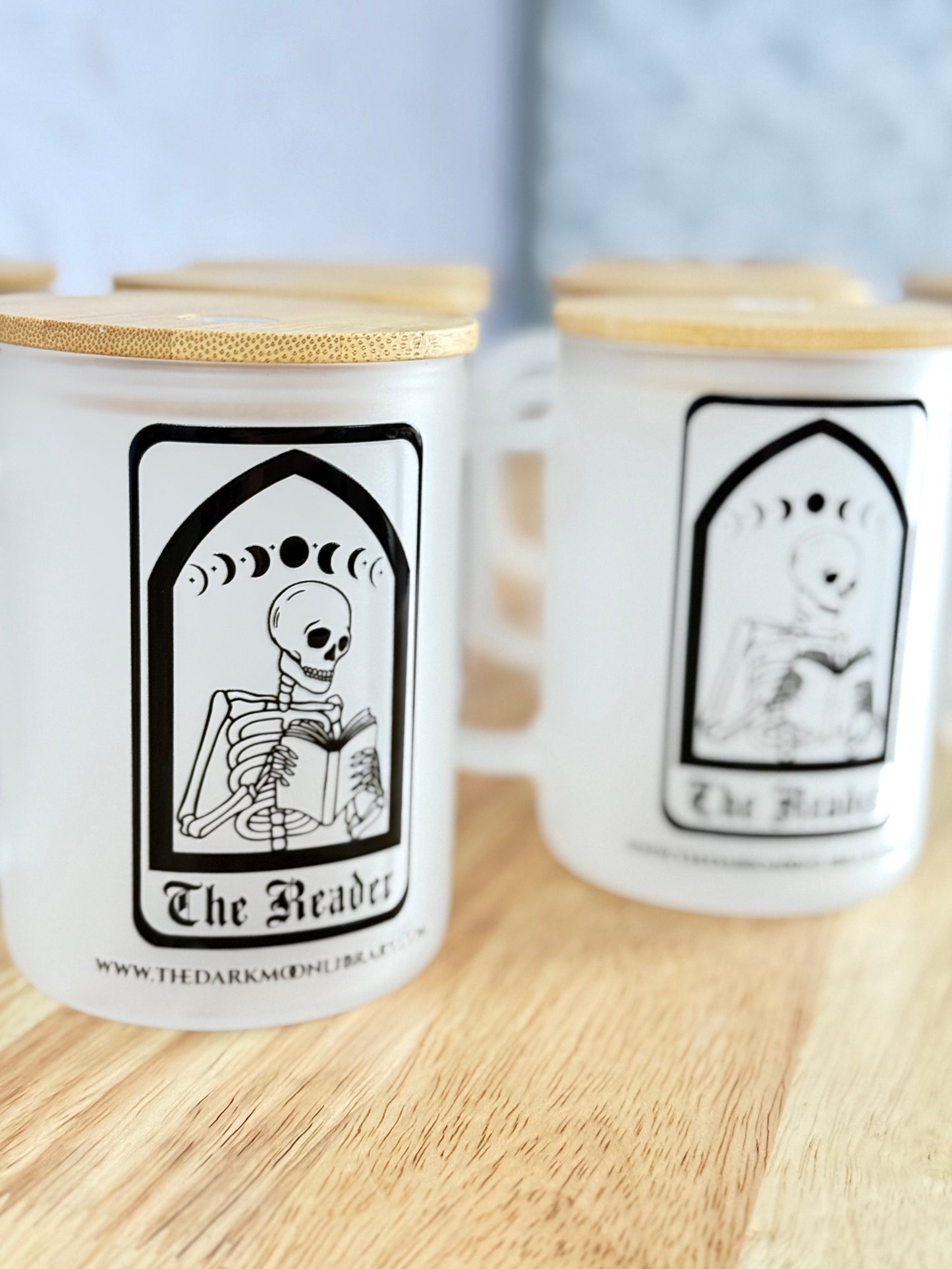 CUSTOM LOGO | UVDTF | 15oz Mug with Handle, Bamboo Lid & Straw