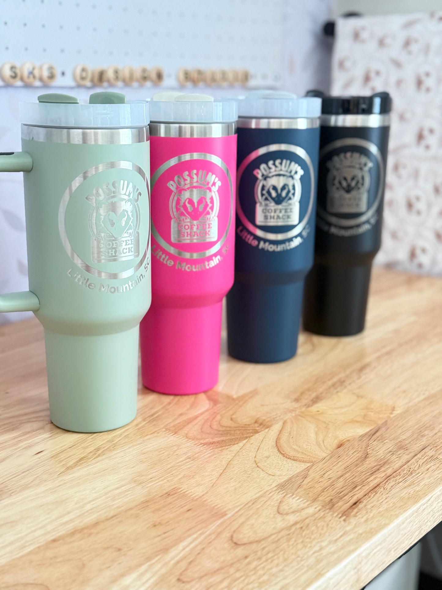 CUSTOM LOGO | ENGRAVED | 40oz Stainless Steel Tumbler