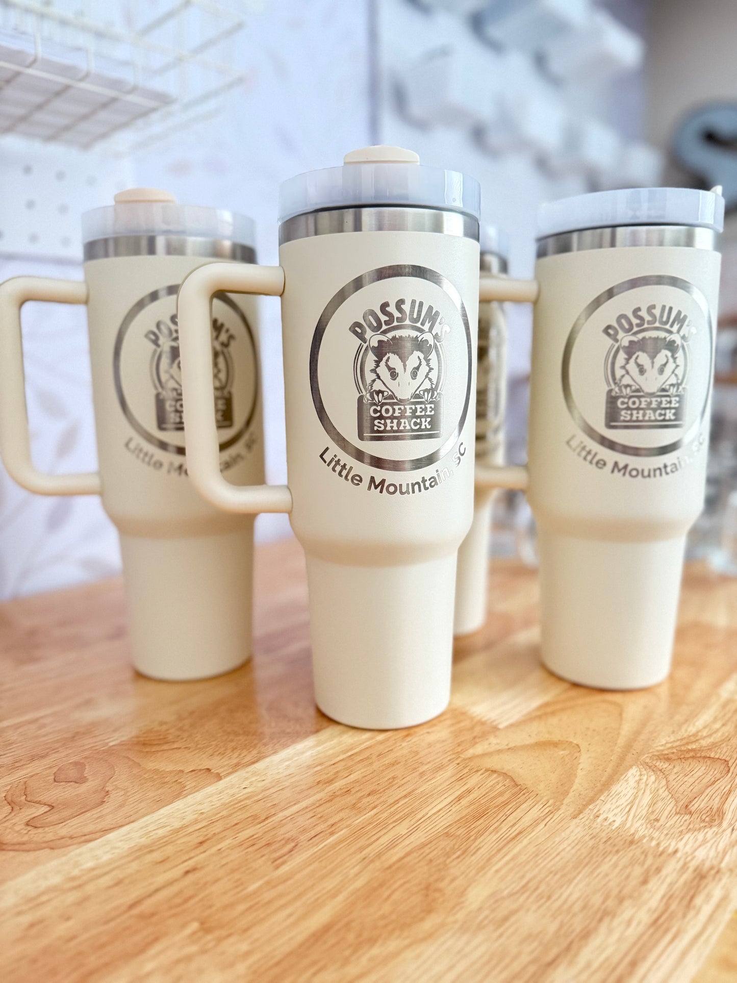 CUSTOM LOGO | ENGRAVED | 40oz Stainless Steel Tumbler