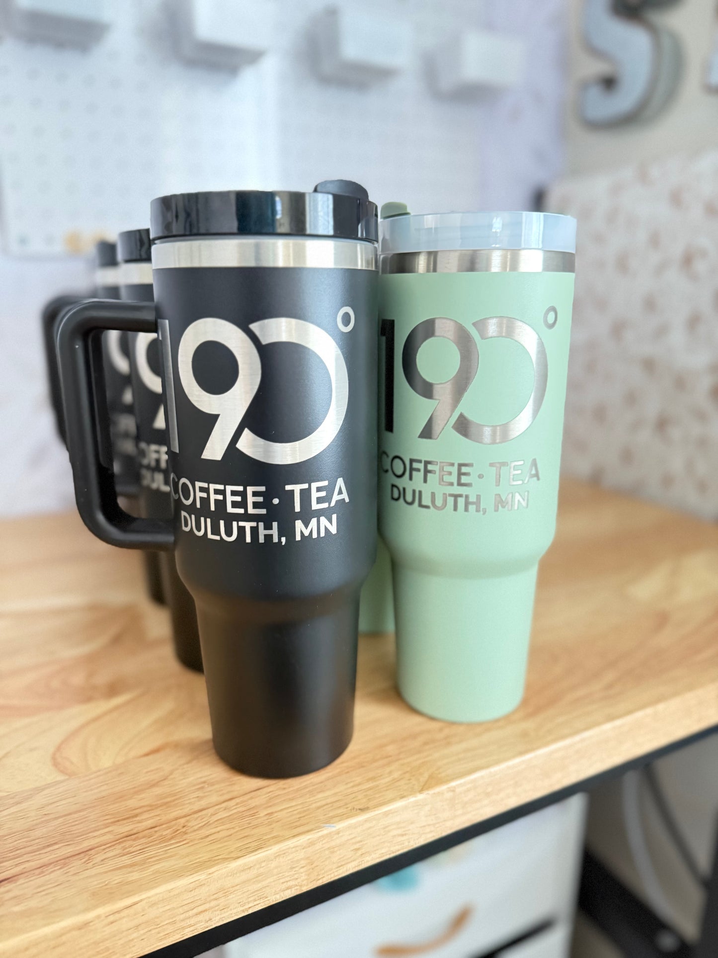 CUSTOM LOGO | ENGRAVED | 40oz Stainless Steel Tumbler