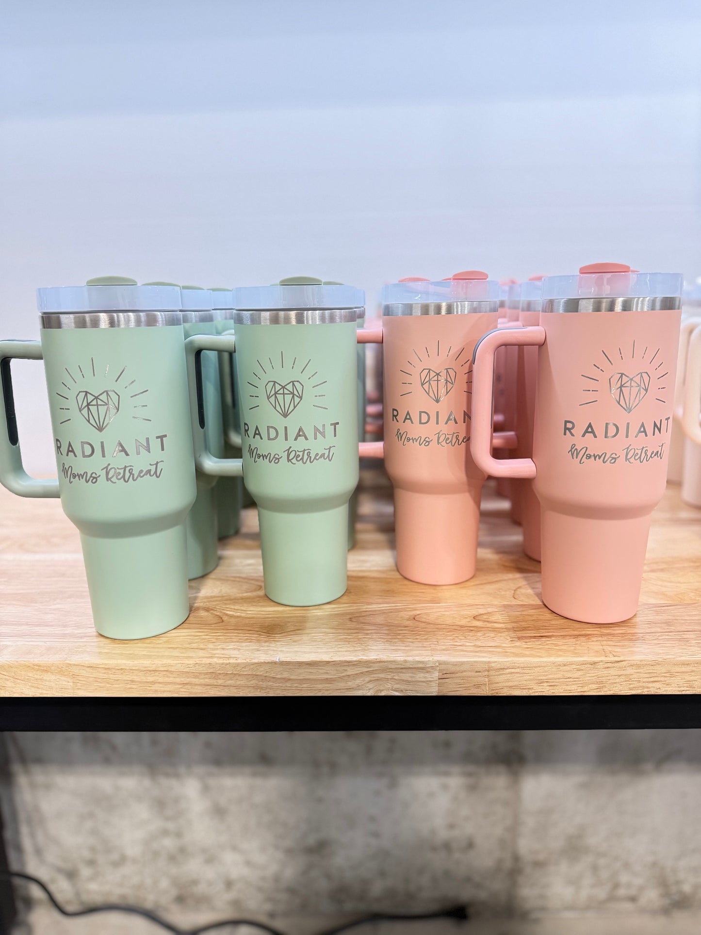 CUSTOM LOGO | ENGRAVED | 40oz Stainless Steel Tumbler