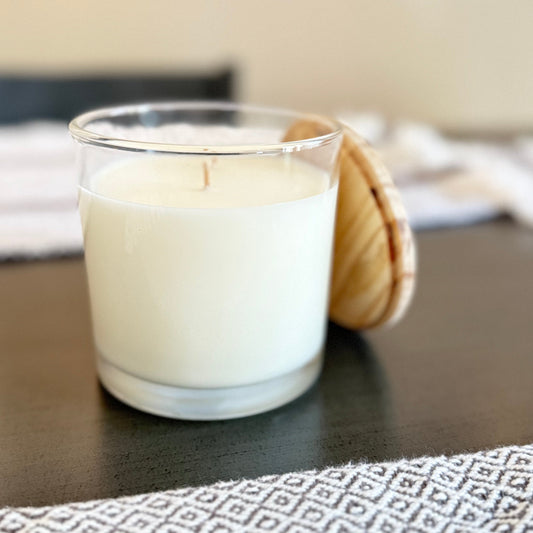 15oz Candle with Bamboo Lid