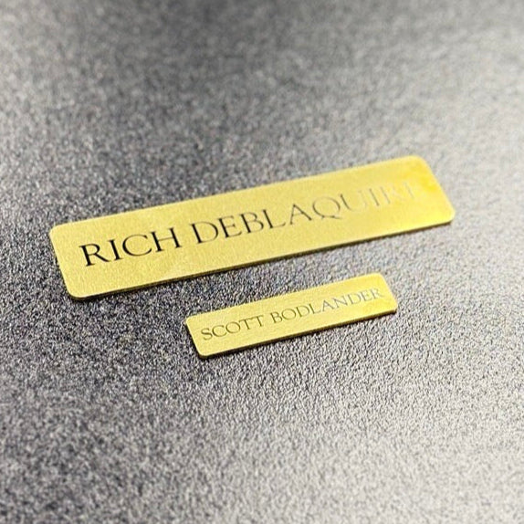 Custom Brass Trophy Plaque